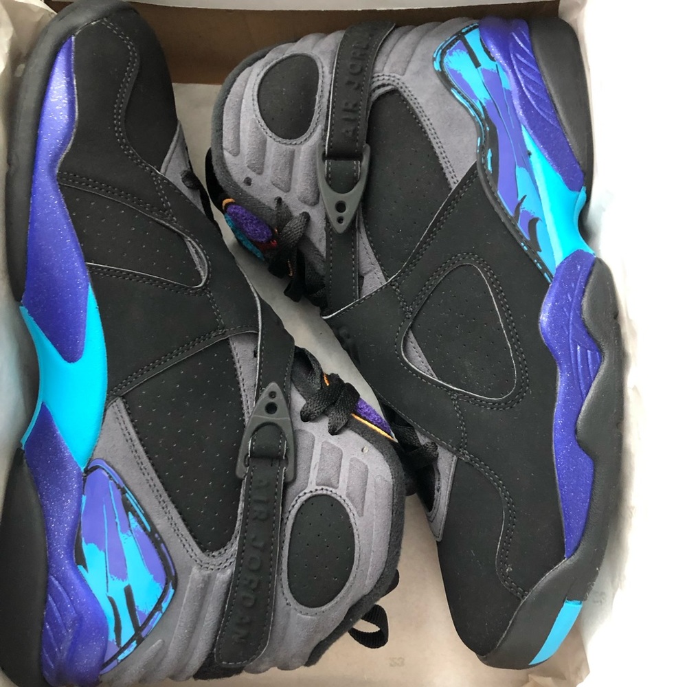 Jordan Sneakers Black and Blue